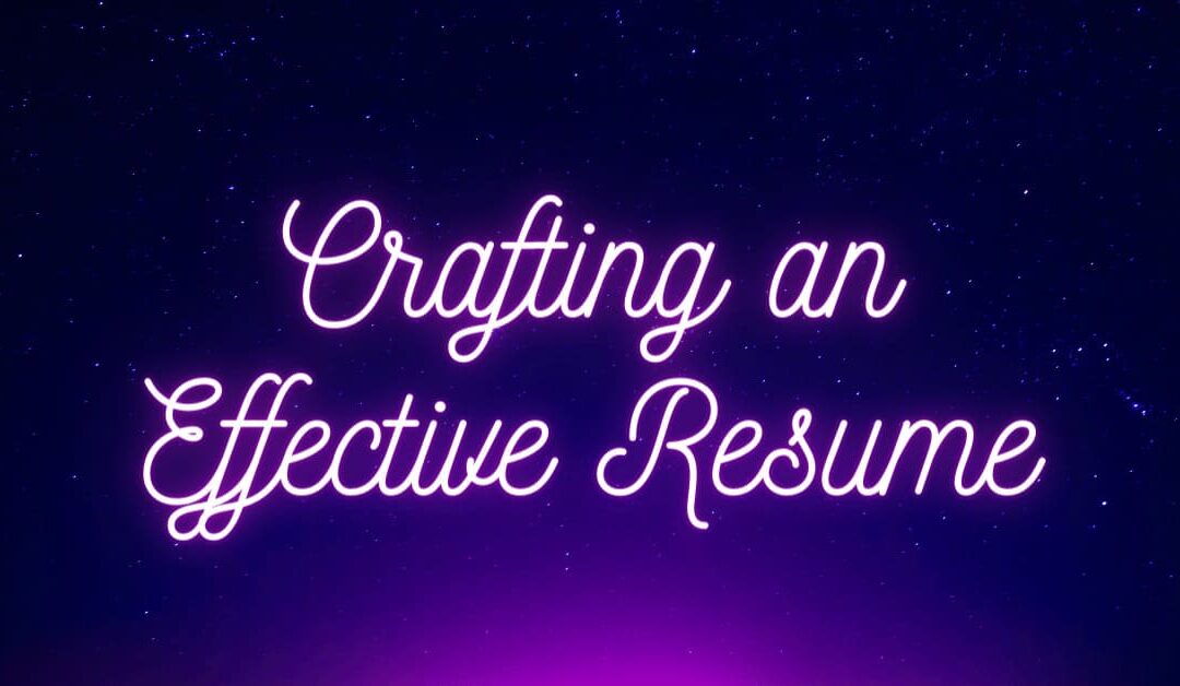 Crafting an Effective Resume: Tips and Techniques for a Compelling Representation of Your Skills and Achievements